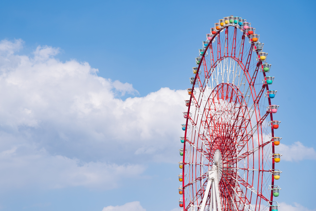 雲と観覧車