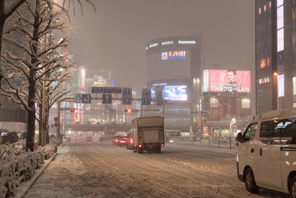 都心　雪化粧　＠新宿　０９