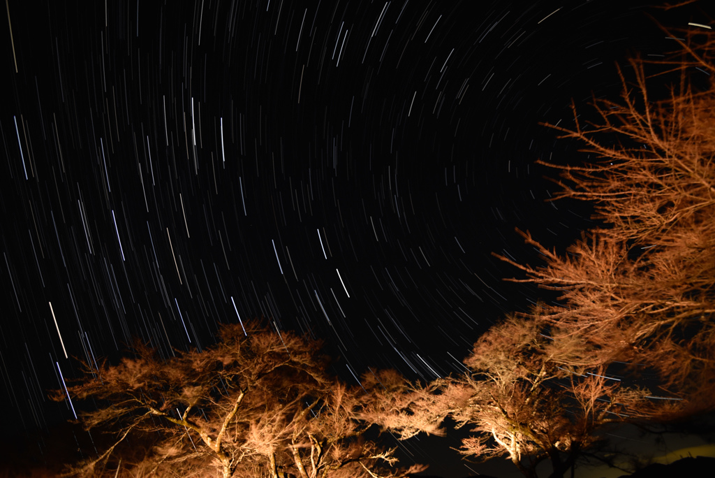 秩父　29日星空タイムラプス