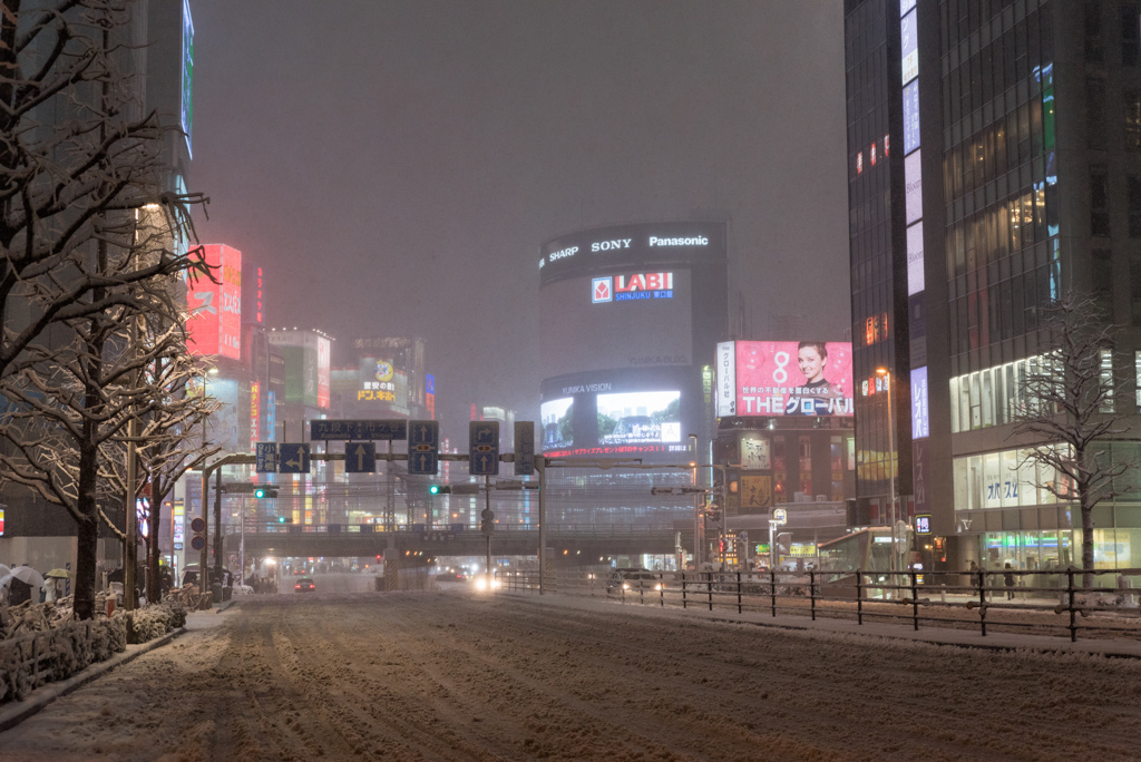 都心　雪化粧　＠新宿　０７