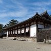 １月の気清しい法隆寺