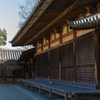 １月の気清しい法隆寺