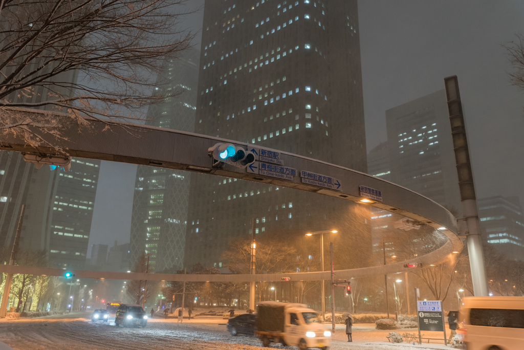 都心　雪化粧　＠新宿　０６