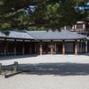１月の気清しい法隆寺