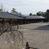 １月の気清しい法隆寺