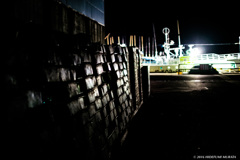 夜の勝浦港