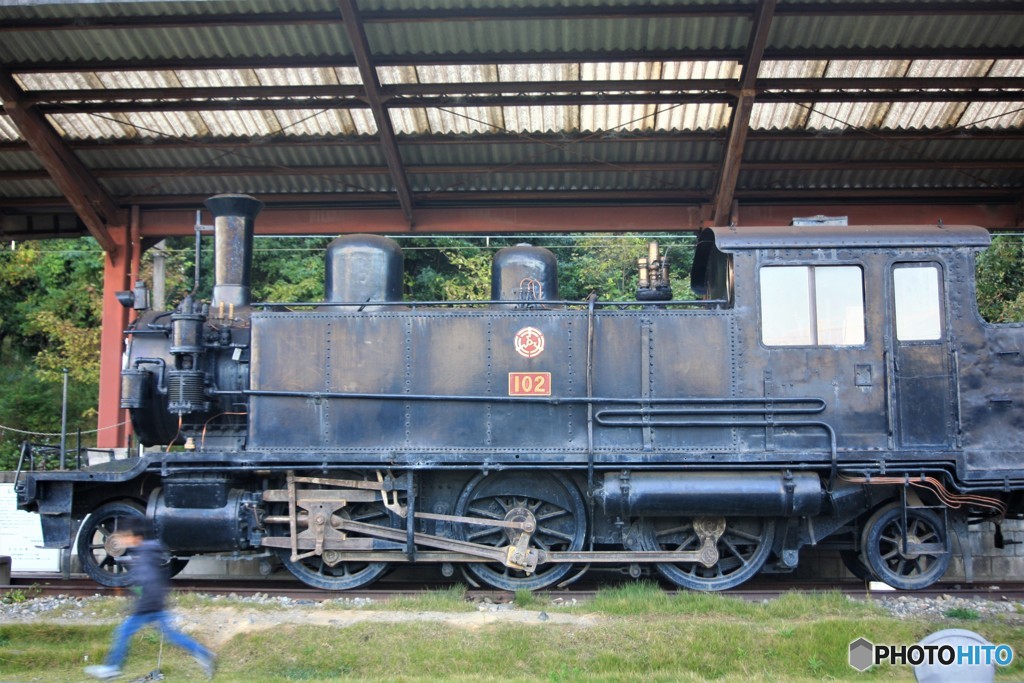 駅の展示車両2