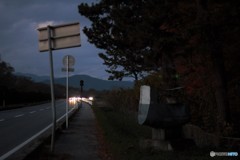 道路・謎のオブジェ