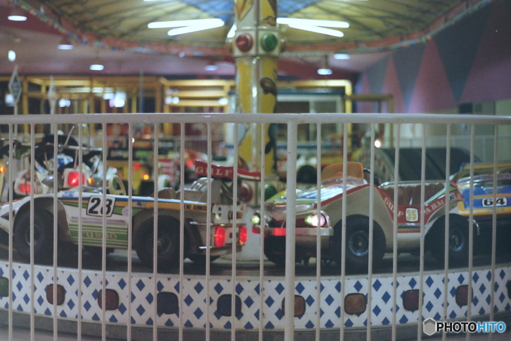 昭和レトロな小規模遊園地