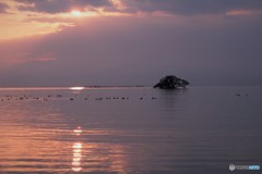 静かな夕暮れ（大胆に色補正）