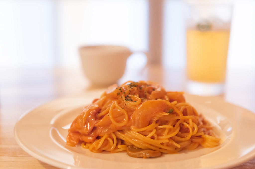 蔵王チーズのナポリタン