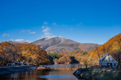 長老湖と不忘山