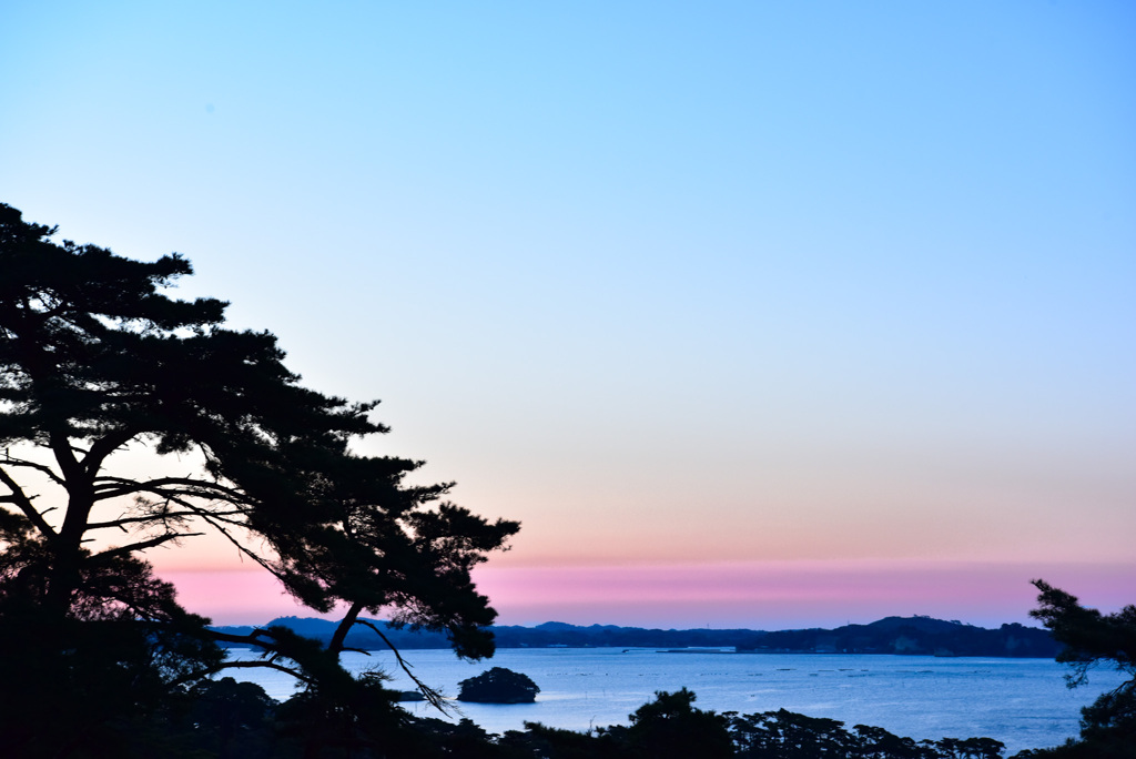 松島の夜明け