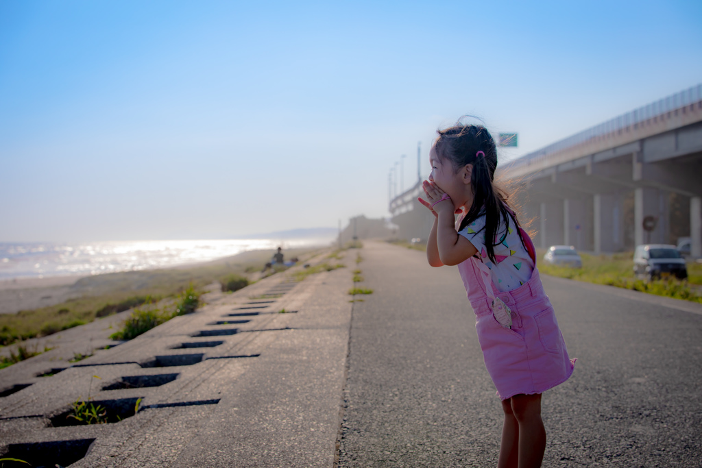 海へごあいさつ