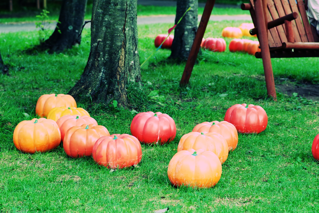 Halloween garden