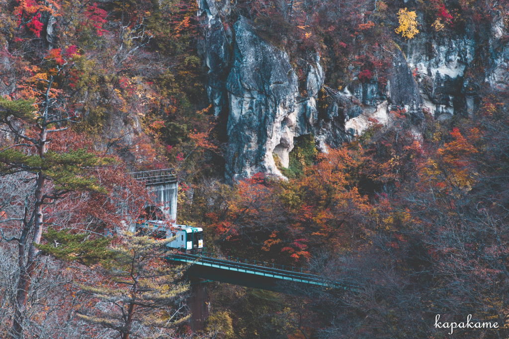 晩秋鉄道