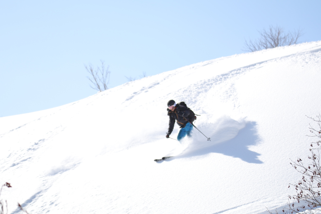 朝里岳ＢＣスキー！