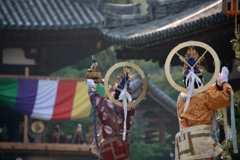 当麻寺練り供養  仏の後ろ姿