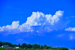 The summer clouds