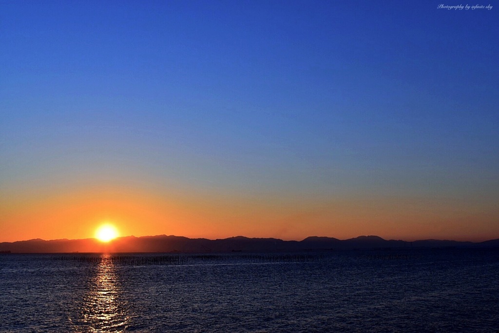 sunset gradation