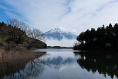 田貫湖　逆さ富士