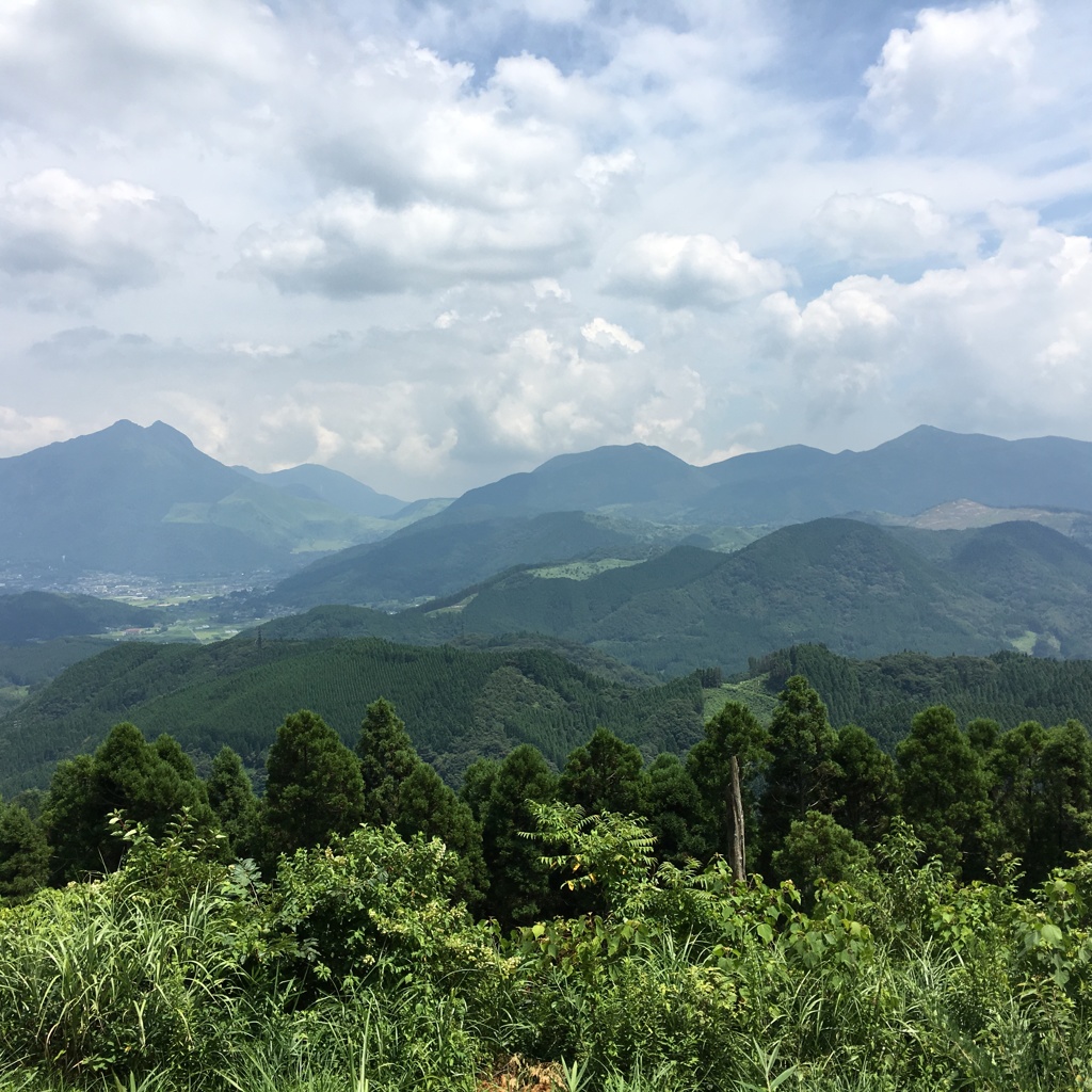 由布岳と・・・