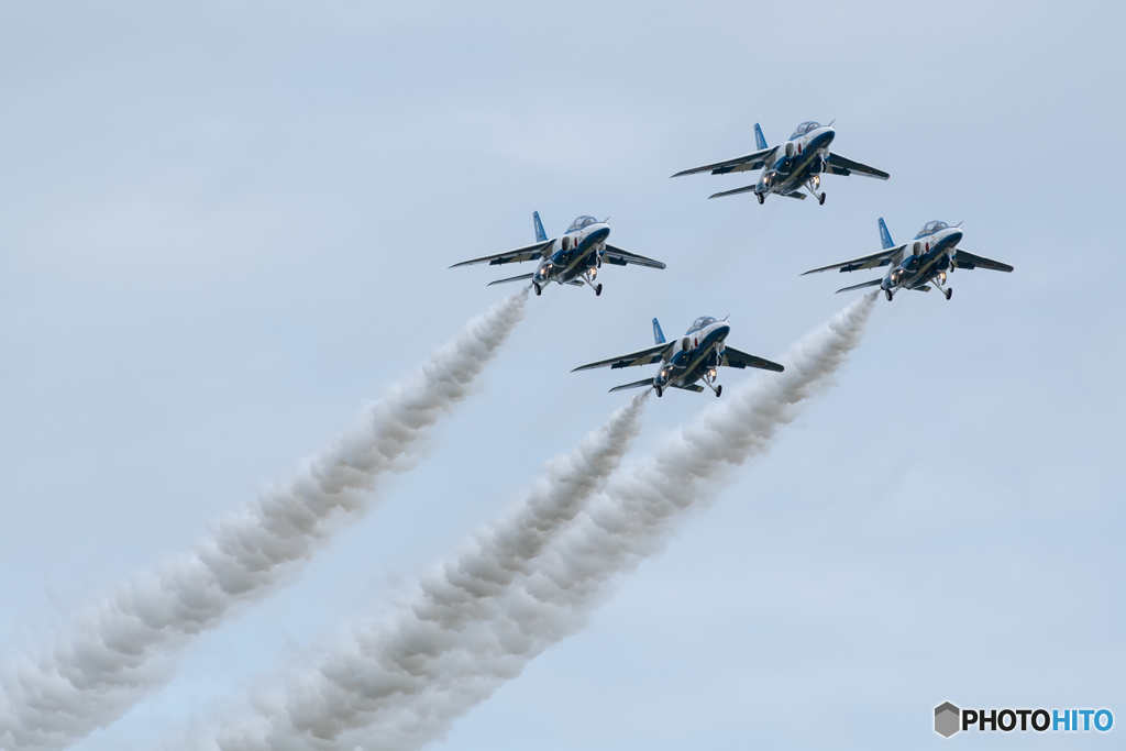 千歳基地航空祭　ブルーインパルス