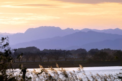 多々良沼の夕景