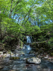 創造の滝(iPhone撮影)