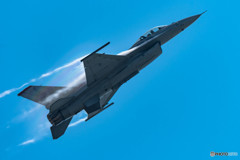 千歳航空祭 2016 USAF F16 ヴェイパー軌跡