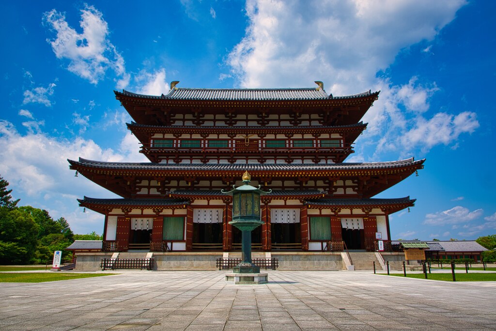晴天の金堂～薬師寺