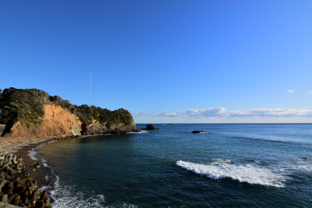 Blue sky and sea