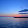 二色の浜の夕景　last