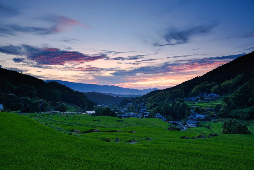初秋～細川の夕景②