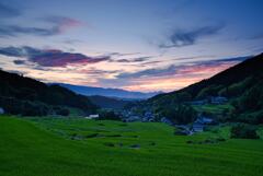 初秋～細川の夕景②