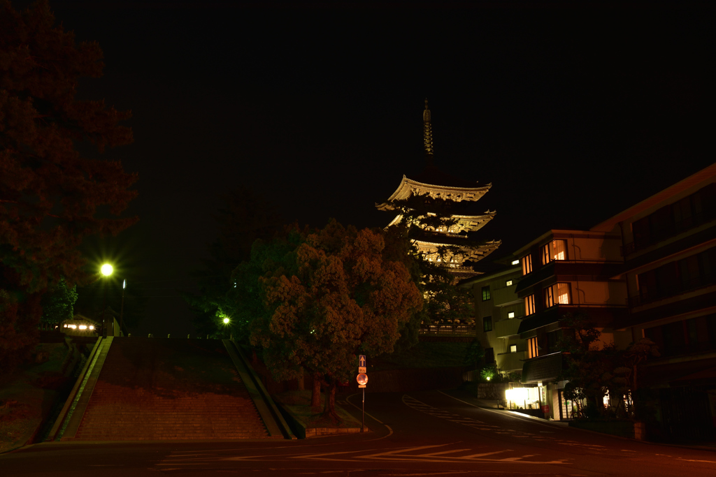 闇夜の興福寺⑤