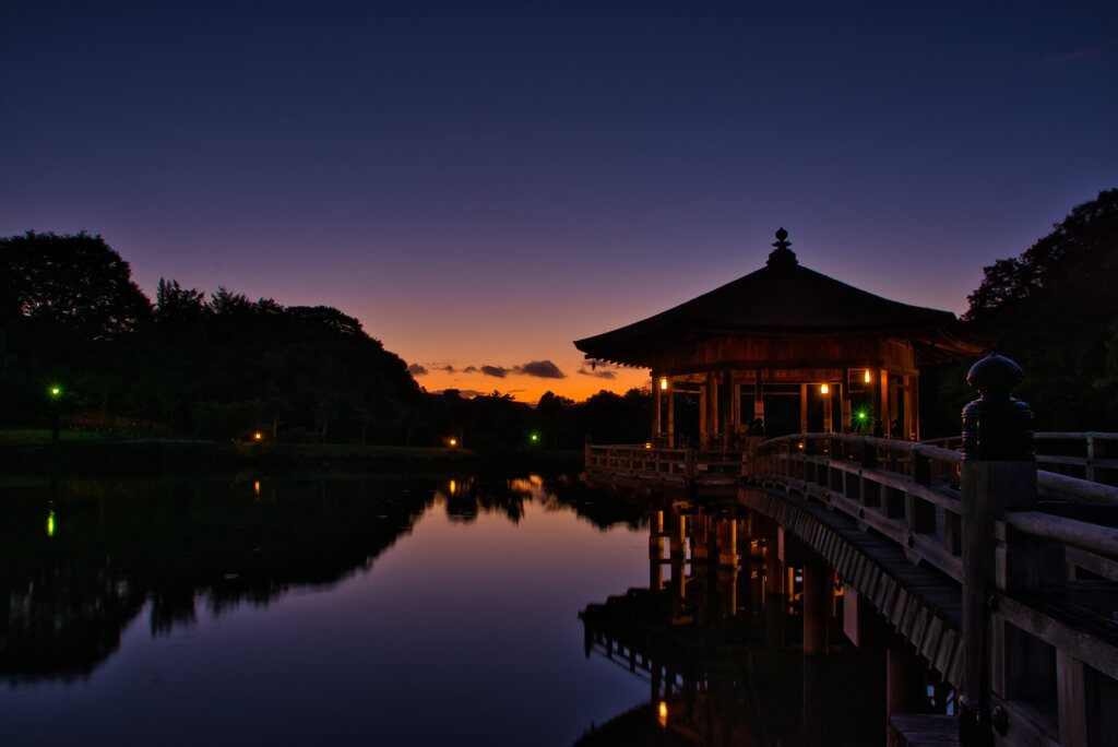夕刻の浮見堂～《弐》
