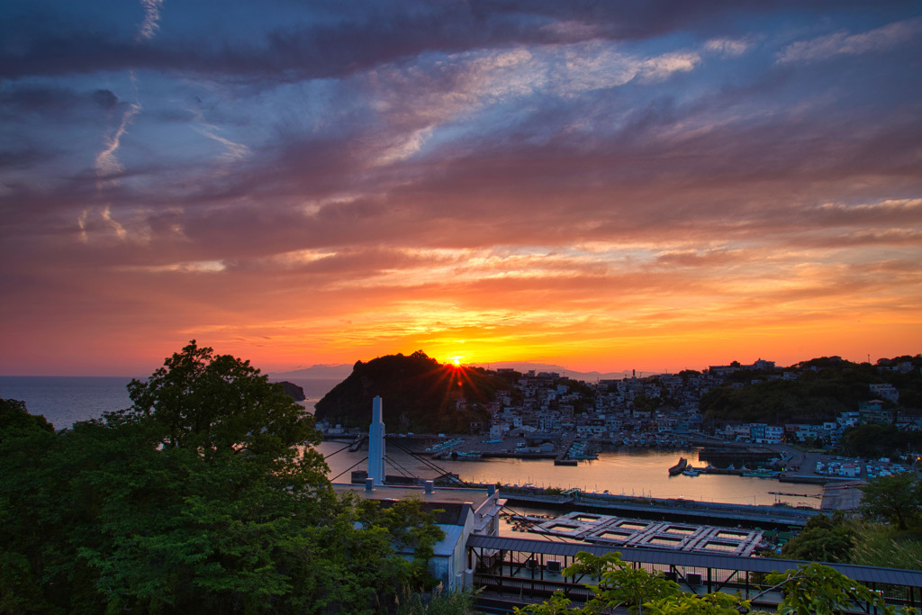 雑賀埼の夕景　弐