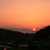 明日香の夕陽