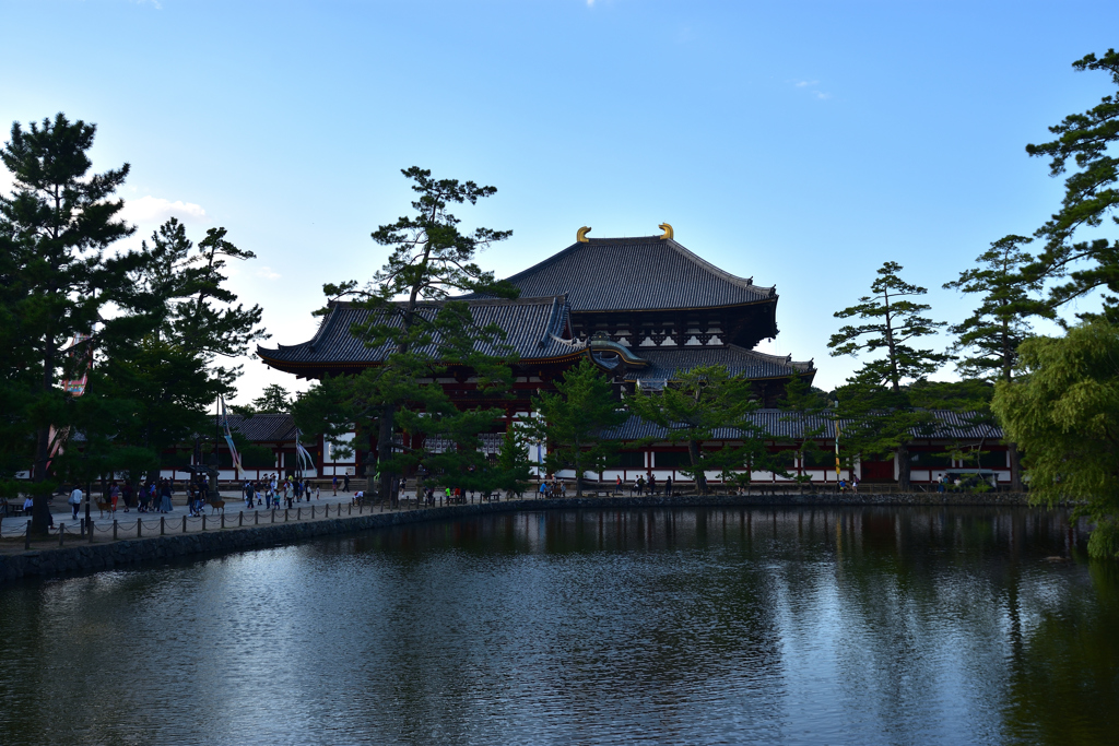 鏡池からの眺め