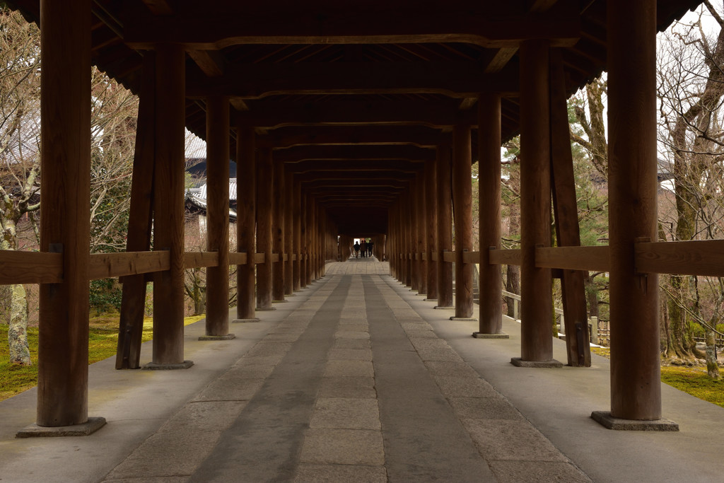 閑散期の東福寺　通天橋