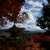 17’紅葉の小倉山　多宝塔