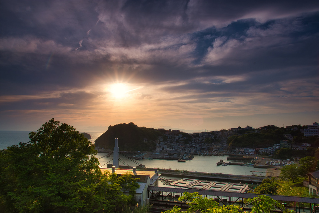 雑賀埼の夕景　壱