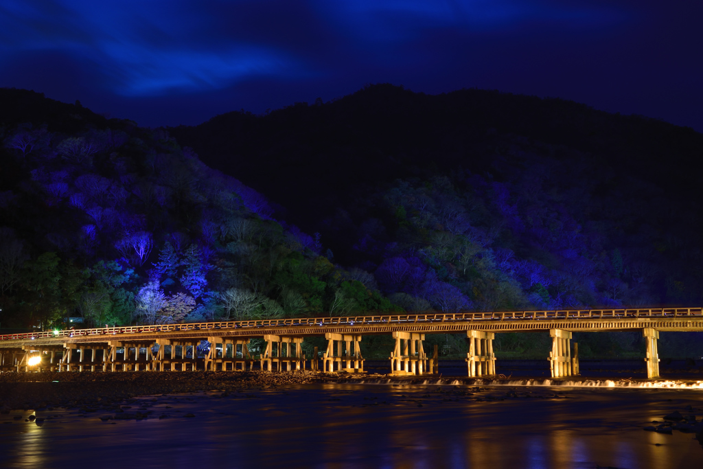 渡月橋～嵐山花灯路2018