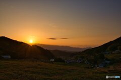 明日香の夕景　①