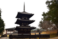 奈良　興福寺　三重塔（国宝）