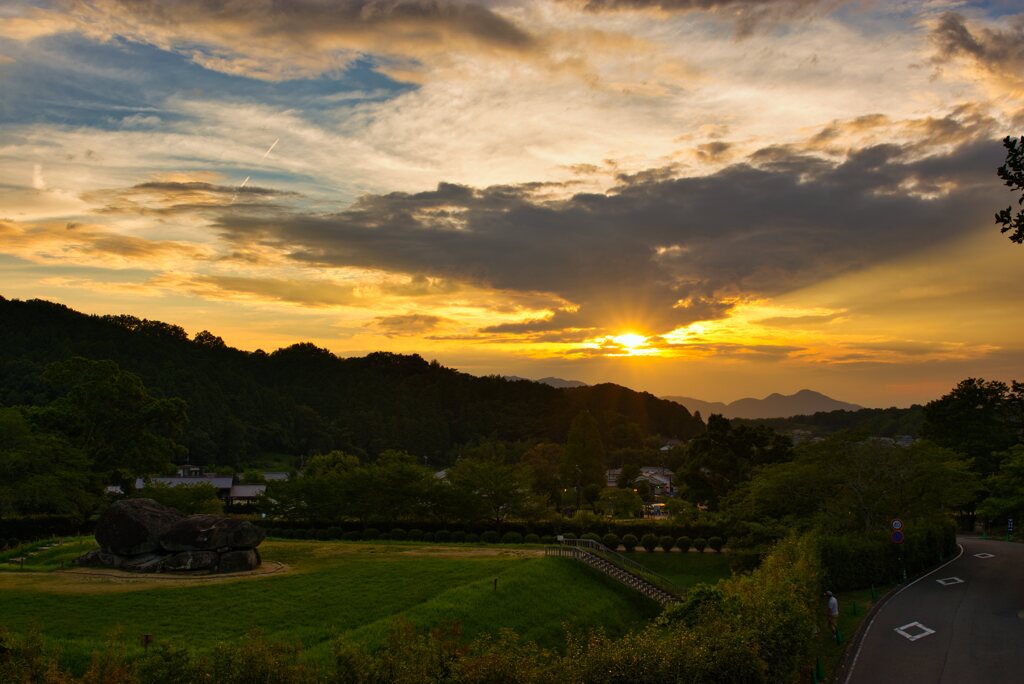 石舞台～夕刻の飛鳥 〈弐〉