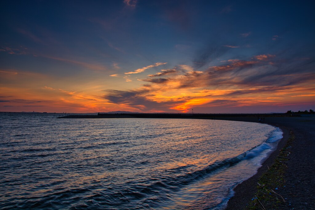 真夏の夕暮れ～二色の浜　Ⅱ