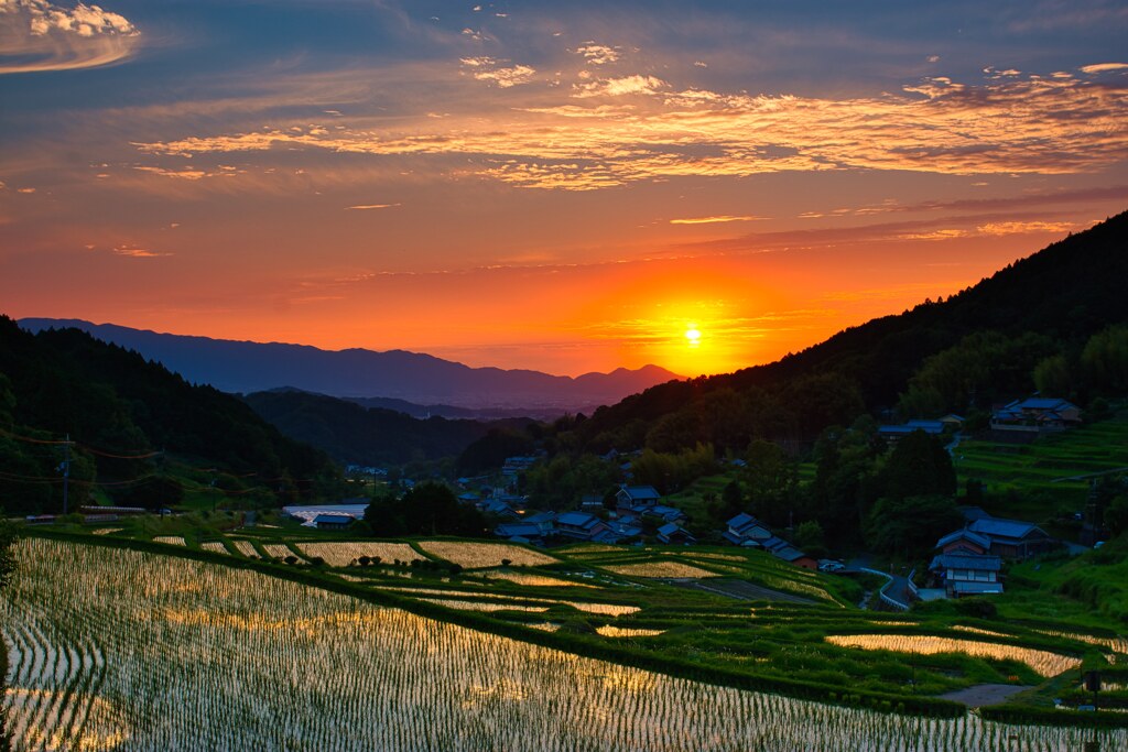 原風景の夕暮れ　再び！　壱