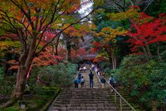 深まる秋～室生寺鎧坂